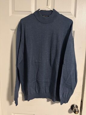 Murano Men's Crewneck Sweater in Dusty Blue